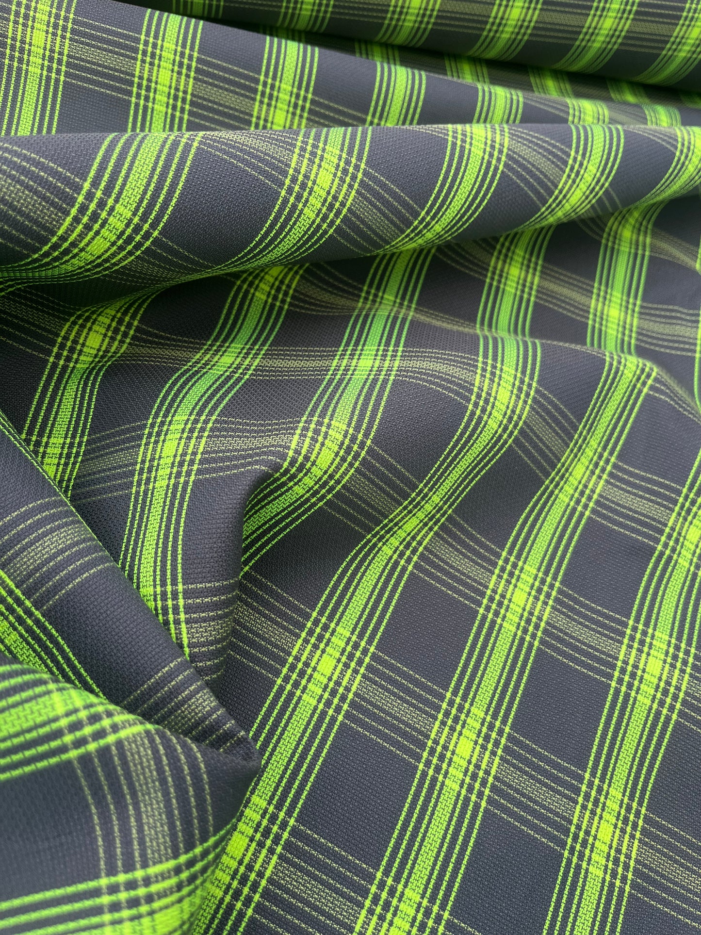 AMOS 009 heavy cotton check fluo
