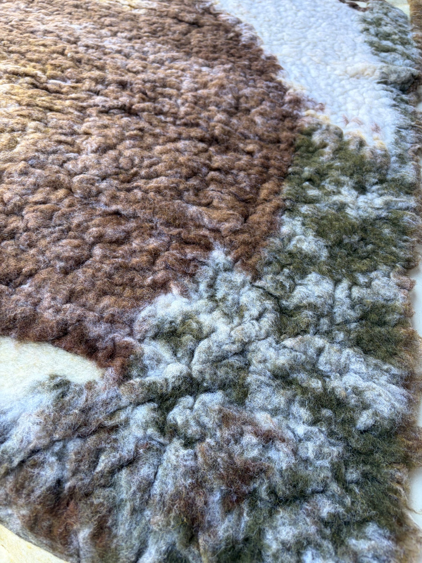 DARREN 010 heavy boiled wool plaid "snowy house"