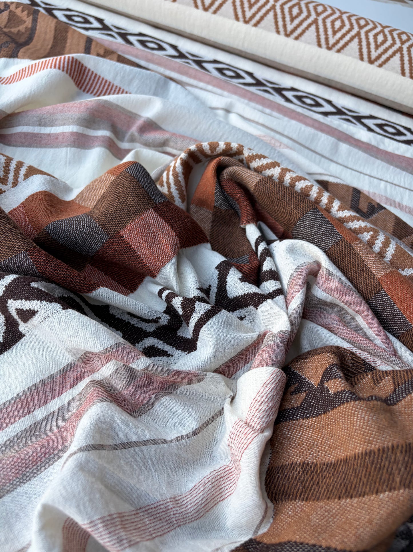 DARREN 012 cotton jacquard stripes