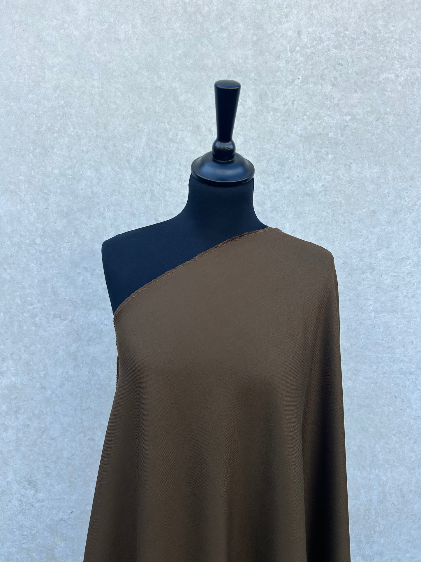 PREM10022 Soft twill wool stretch Max Mara Dark lava