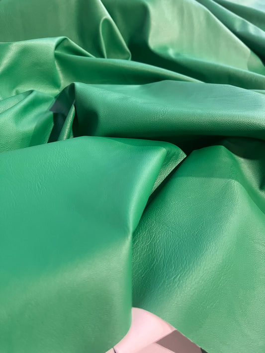 ECOPELLE grass green faux leather
