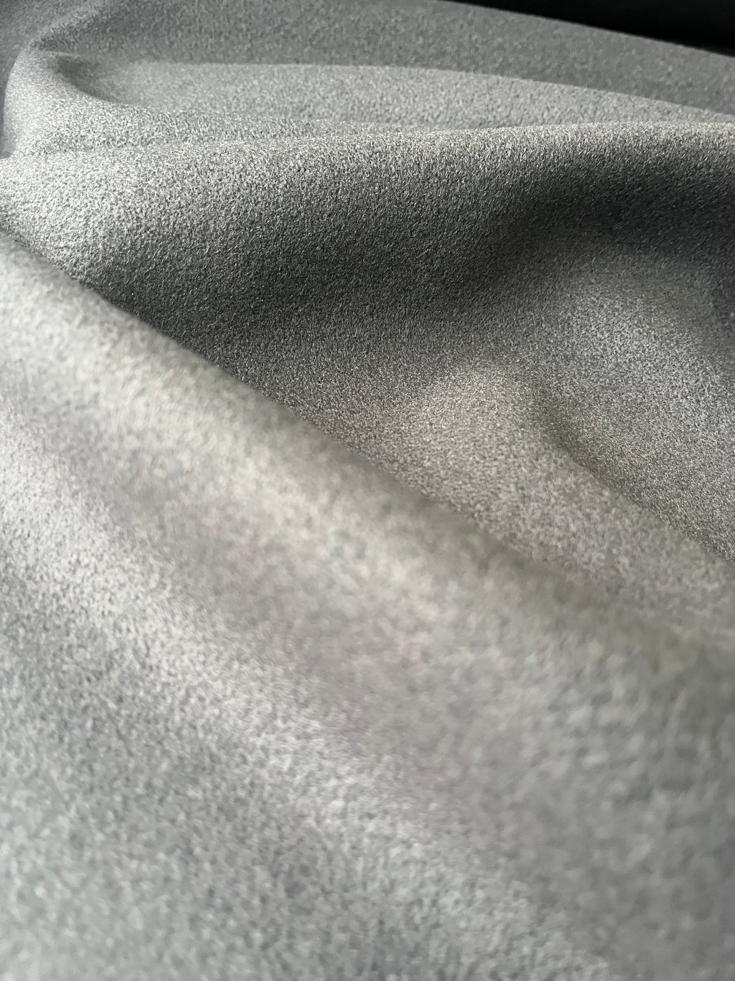 ATILLA 032 Melton wool look coat fabric dark khaky