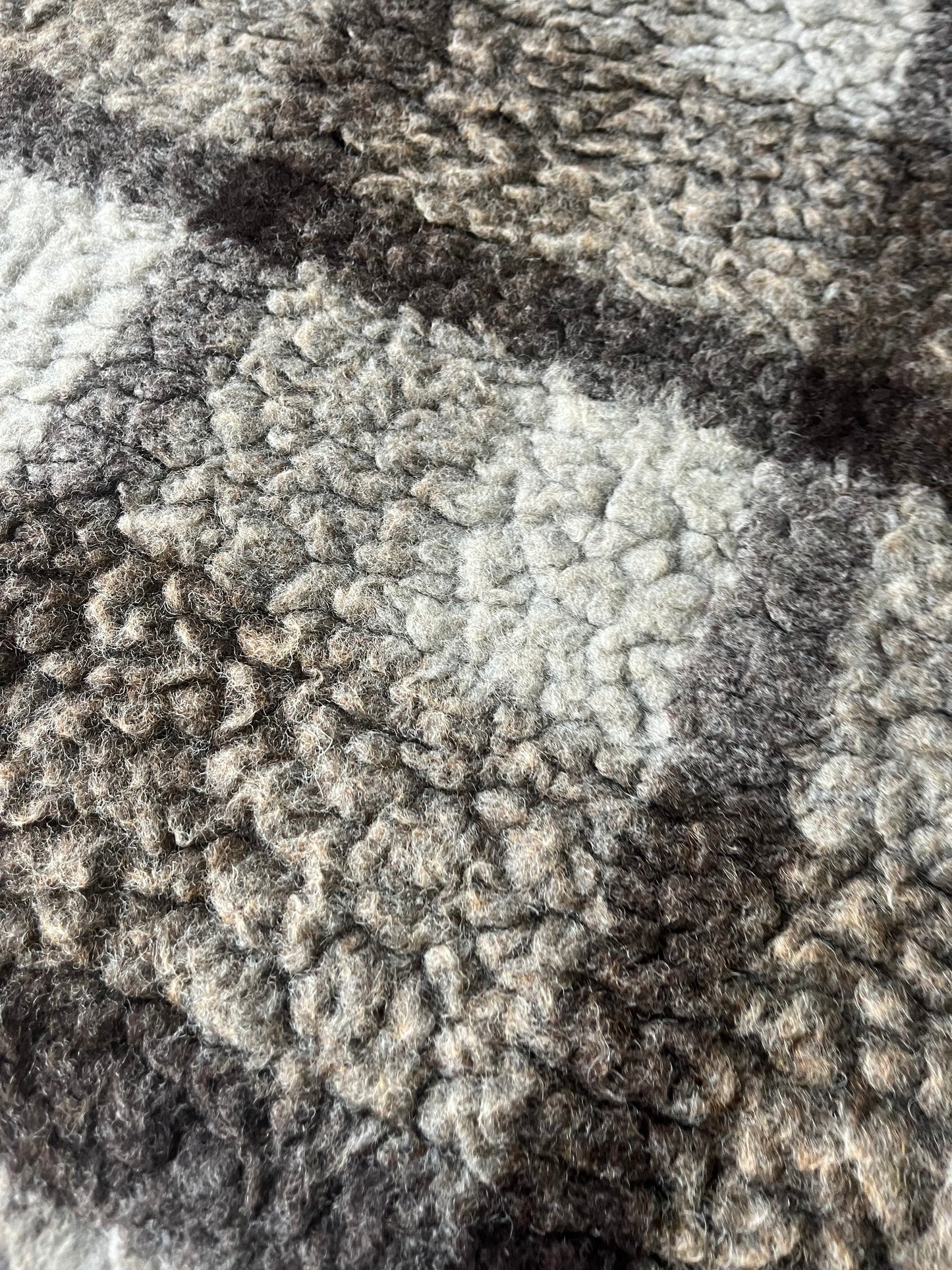 ATILLA 033 heavy wool bouclette check khaky