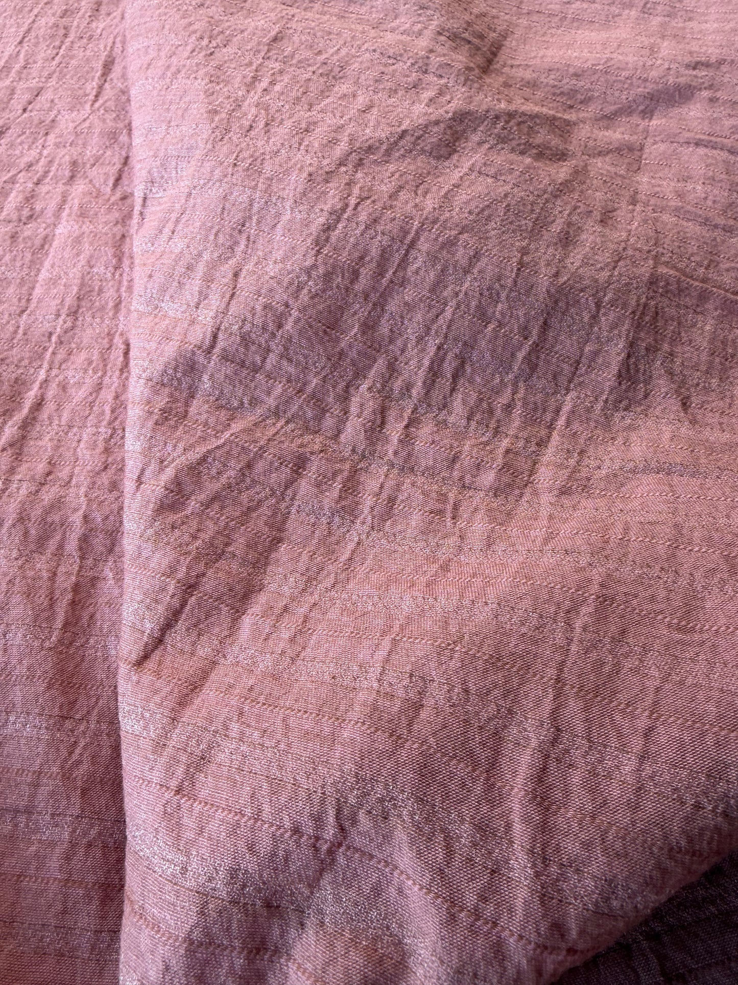 TOTO 010 viscose/silk stripes old pink