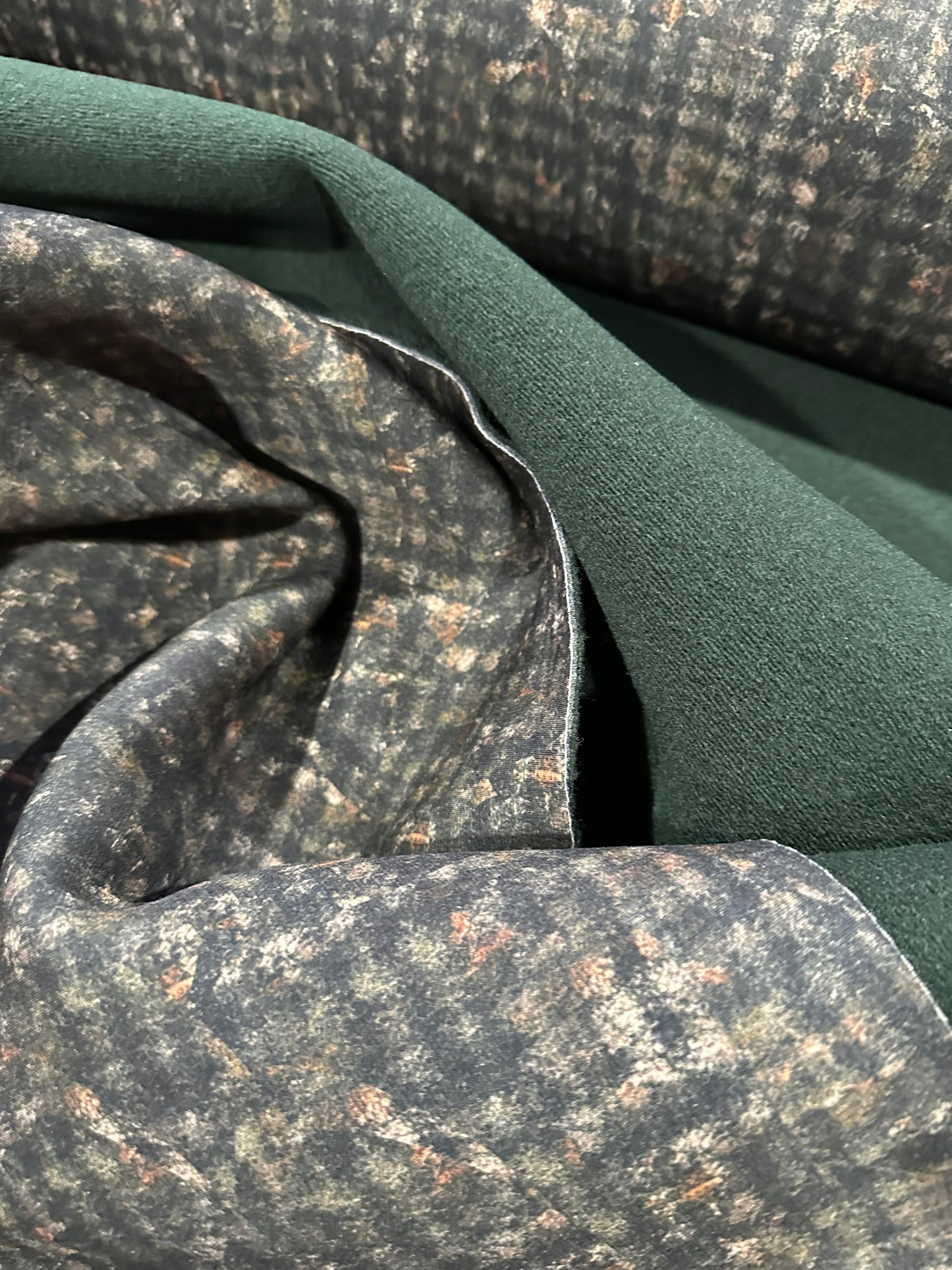 Flip side 415 autumn design double face forest green