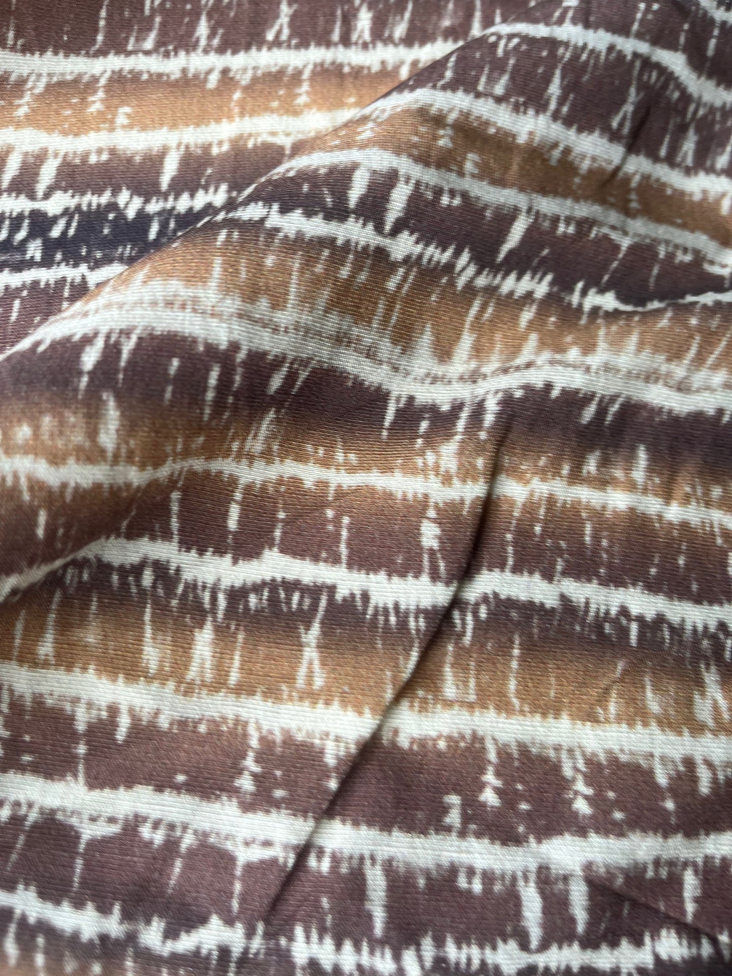 ATILLA 040 slub viscose linen digital stripes