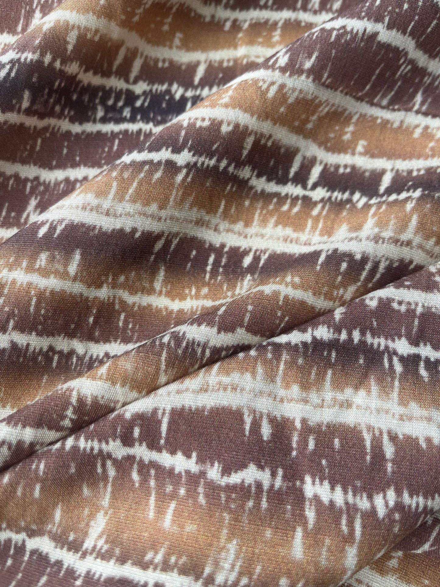 ATILLA 040 slub viscose linen digital stripes
