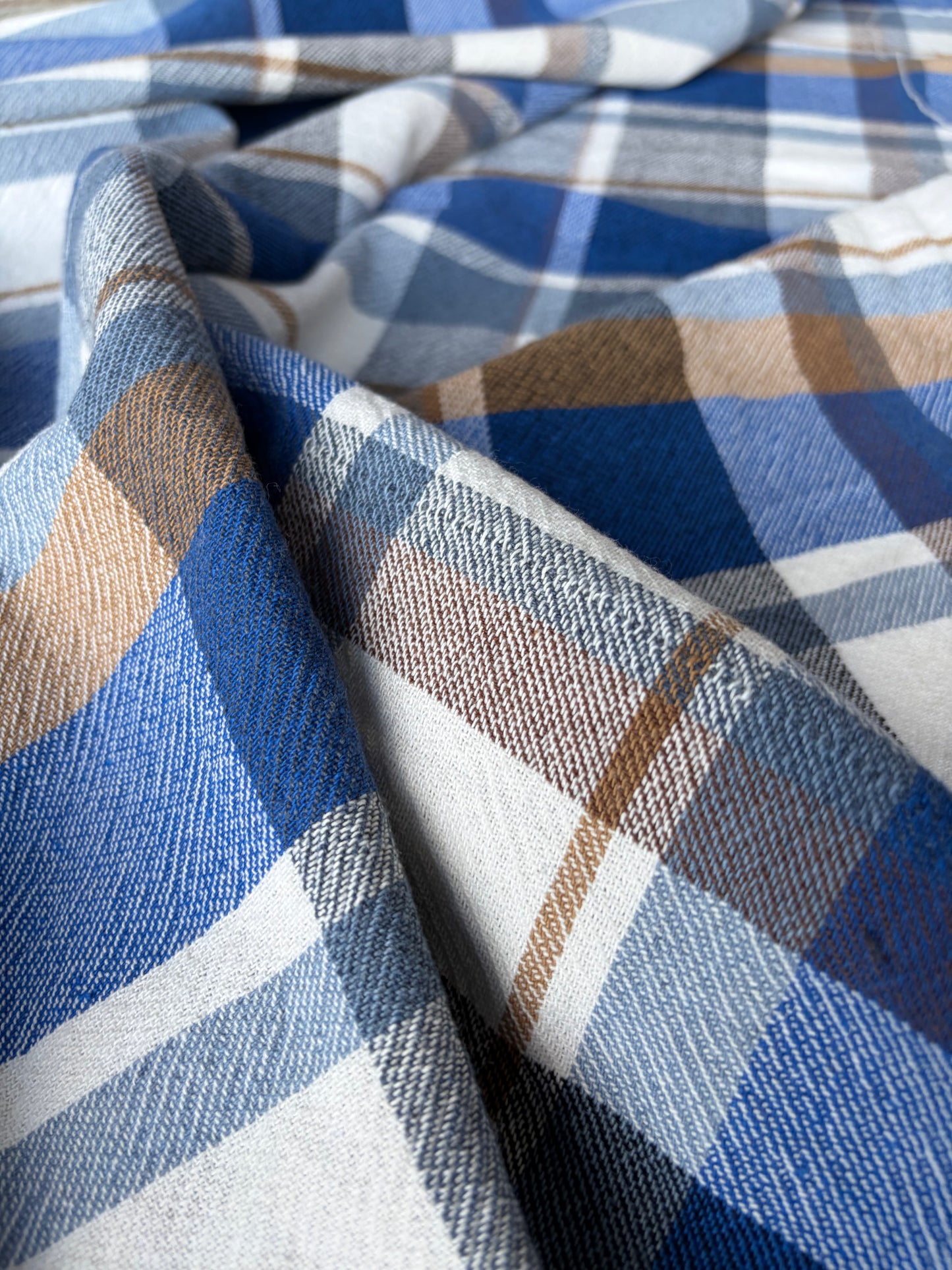 TOTO 016 heavy cotton check vintage look