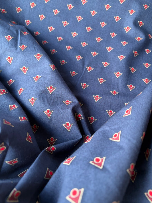 TOTO 020 cotton poplin print "basket"