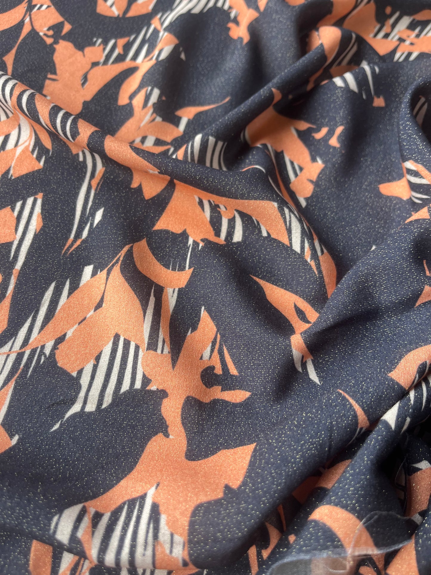 ATILLA 049 viscose lurex floral shadows
