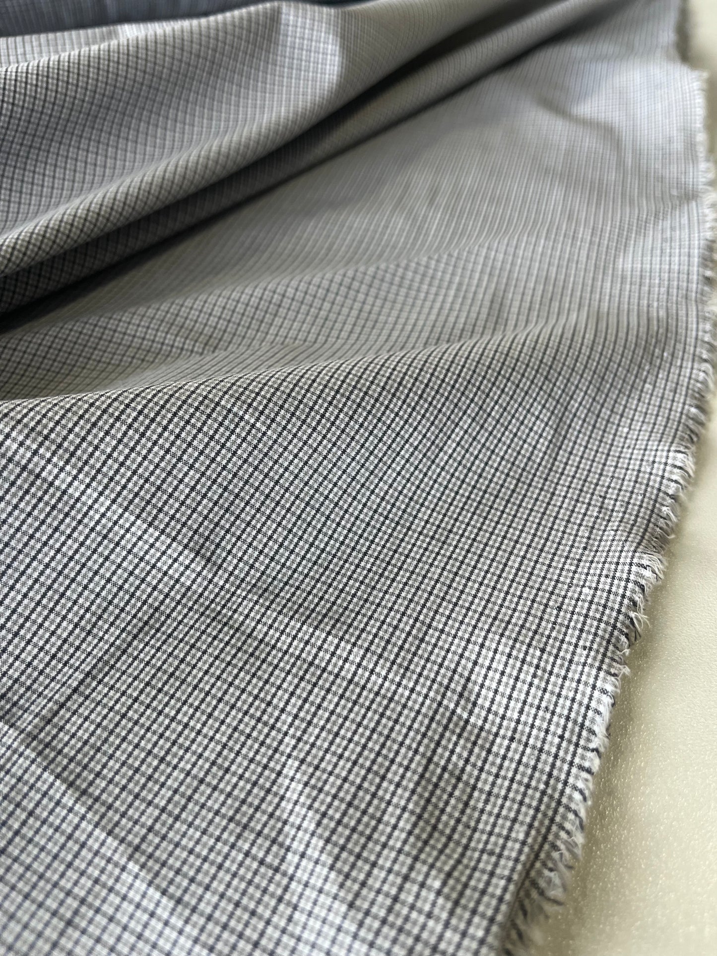 GARRY 012 cotton suiting fabric mini check