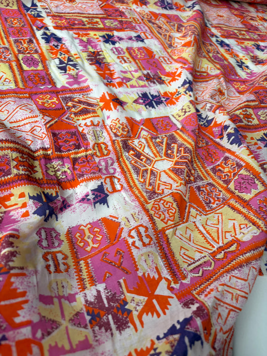 PAZZO 027 cotton voile multicolor patchwork