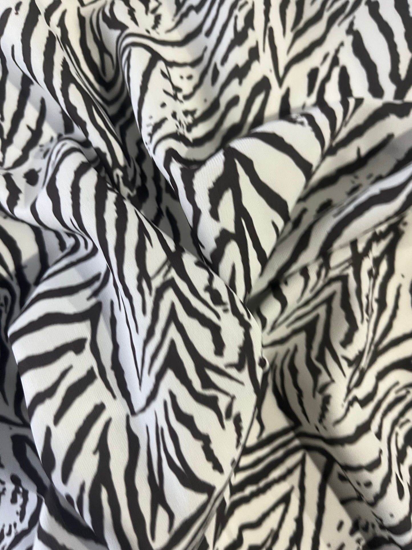 BACCHUS 008 silky satin zebra print