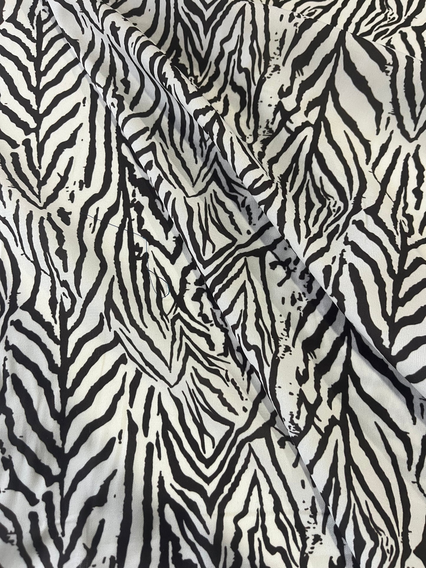 BACCHUS 008 silky satin zebra print