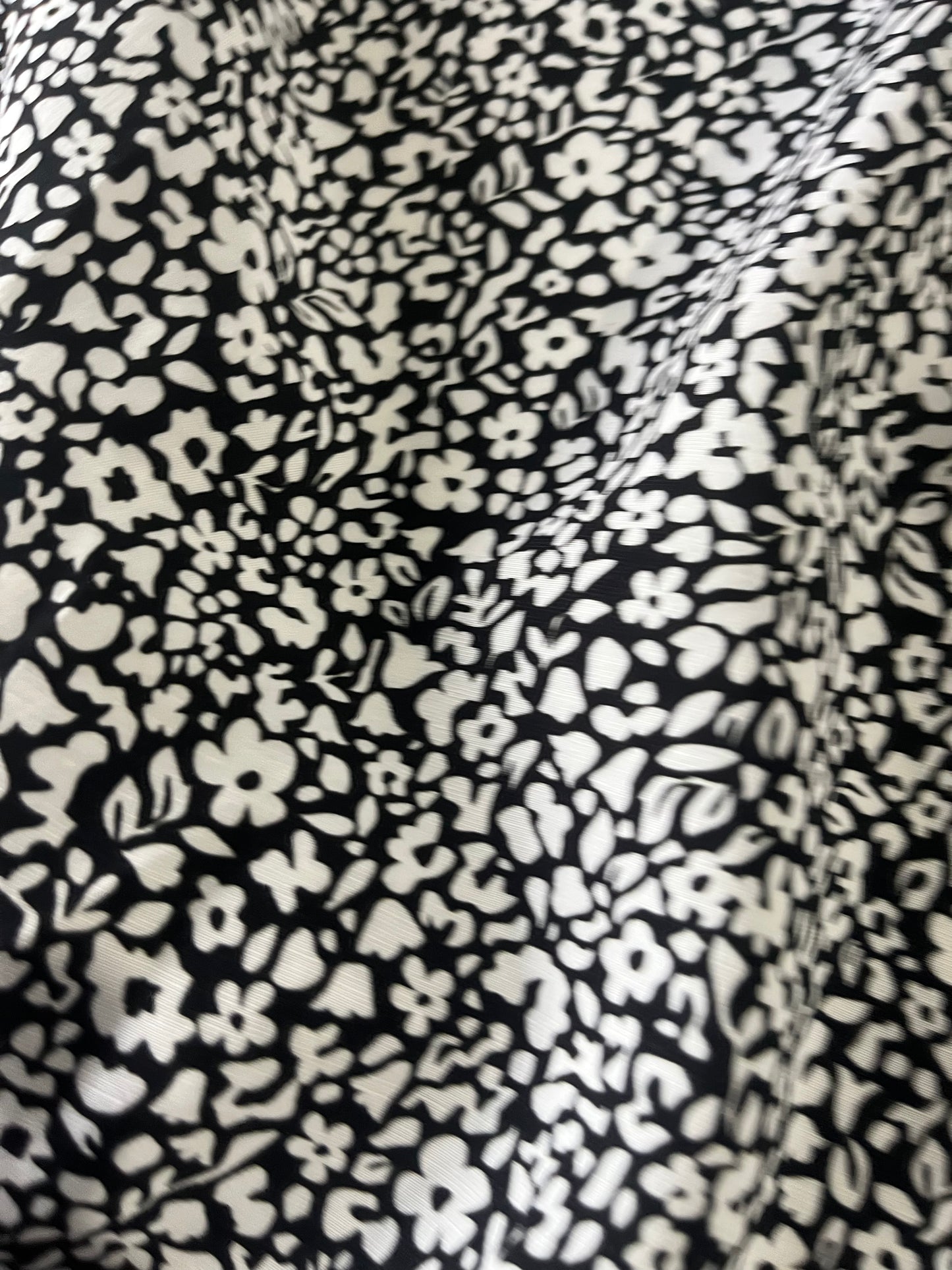 BACCHUS 009 slub viscose linen ditsy flowers