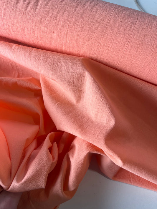 GARRY 022 washed cotton crepon salmon