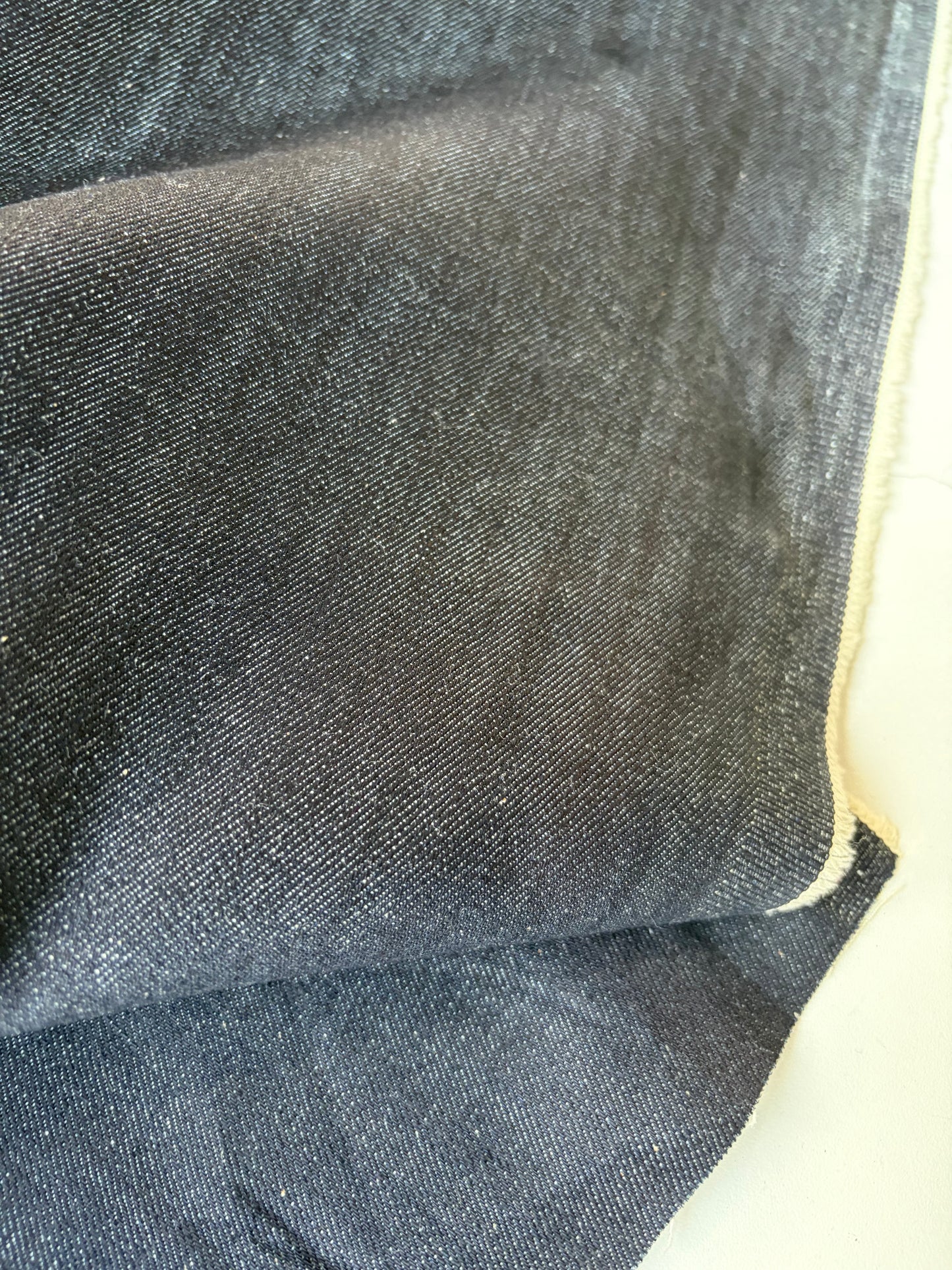 DENIM DROP 270 midweight denim stretch dark indigo