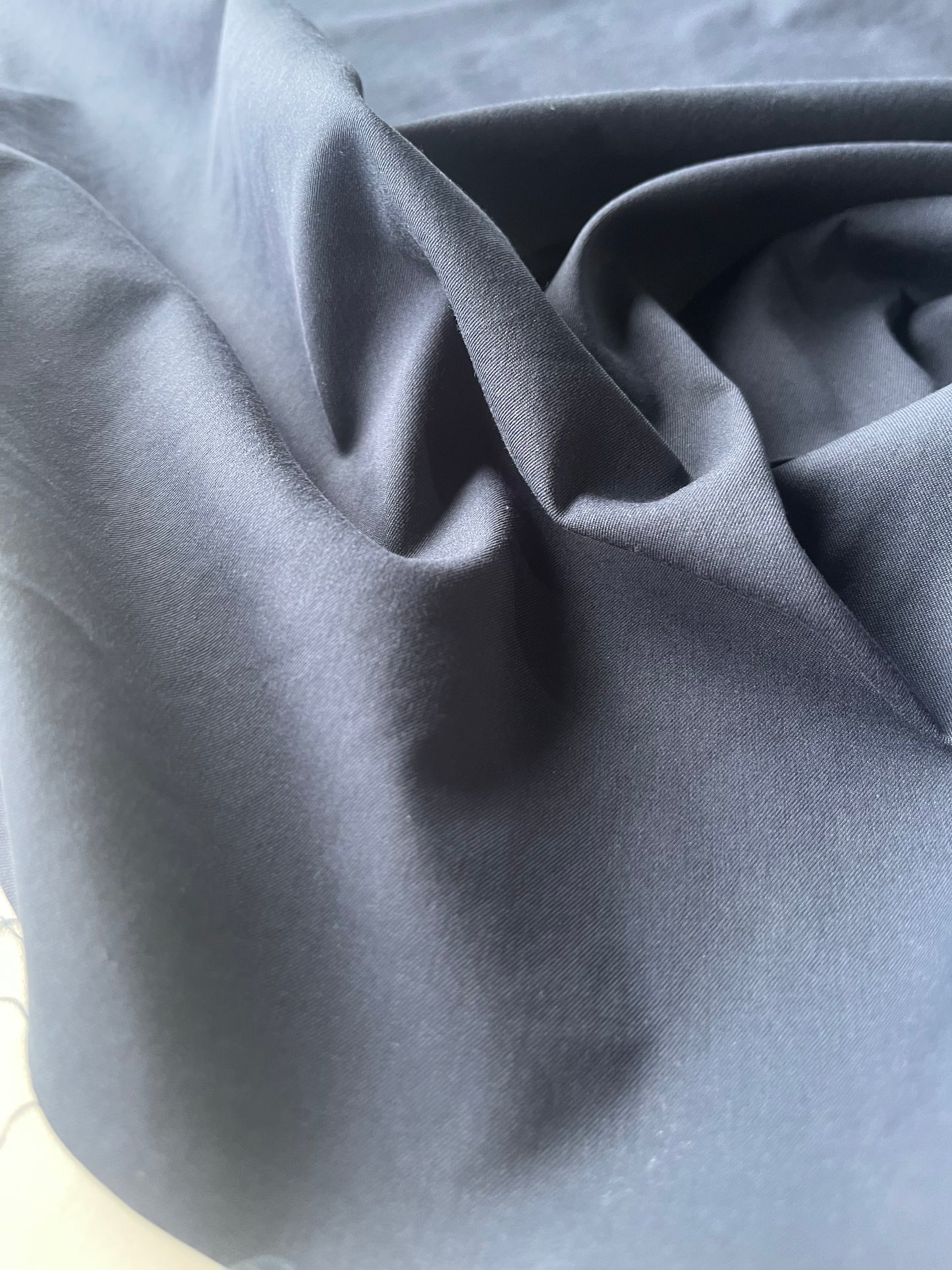 BACCHUS 026 cotton twill stretch navy