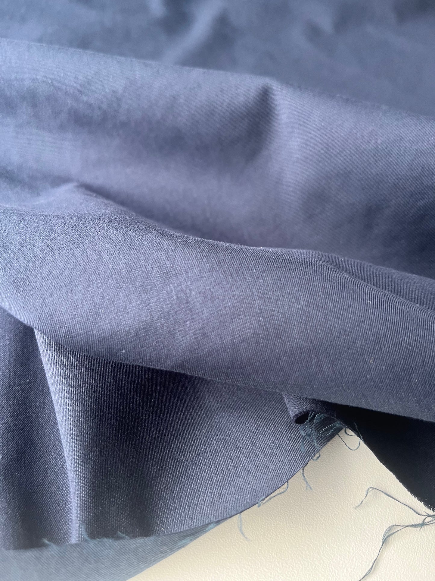 BACCHUS 026 cotton twill stretch navy