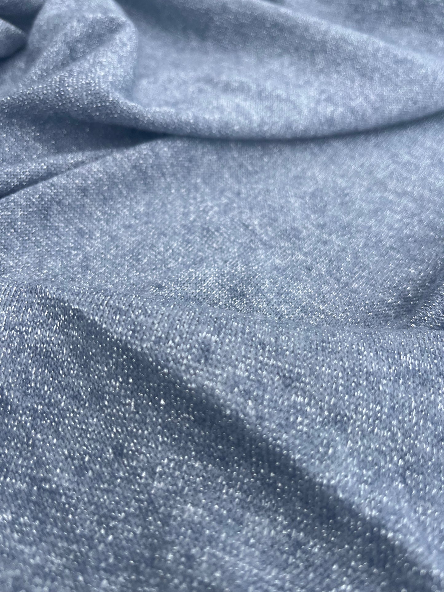 Blandine 017 soft jersey lurex silver grey