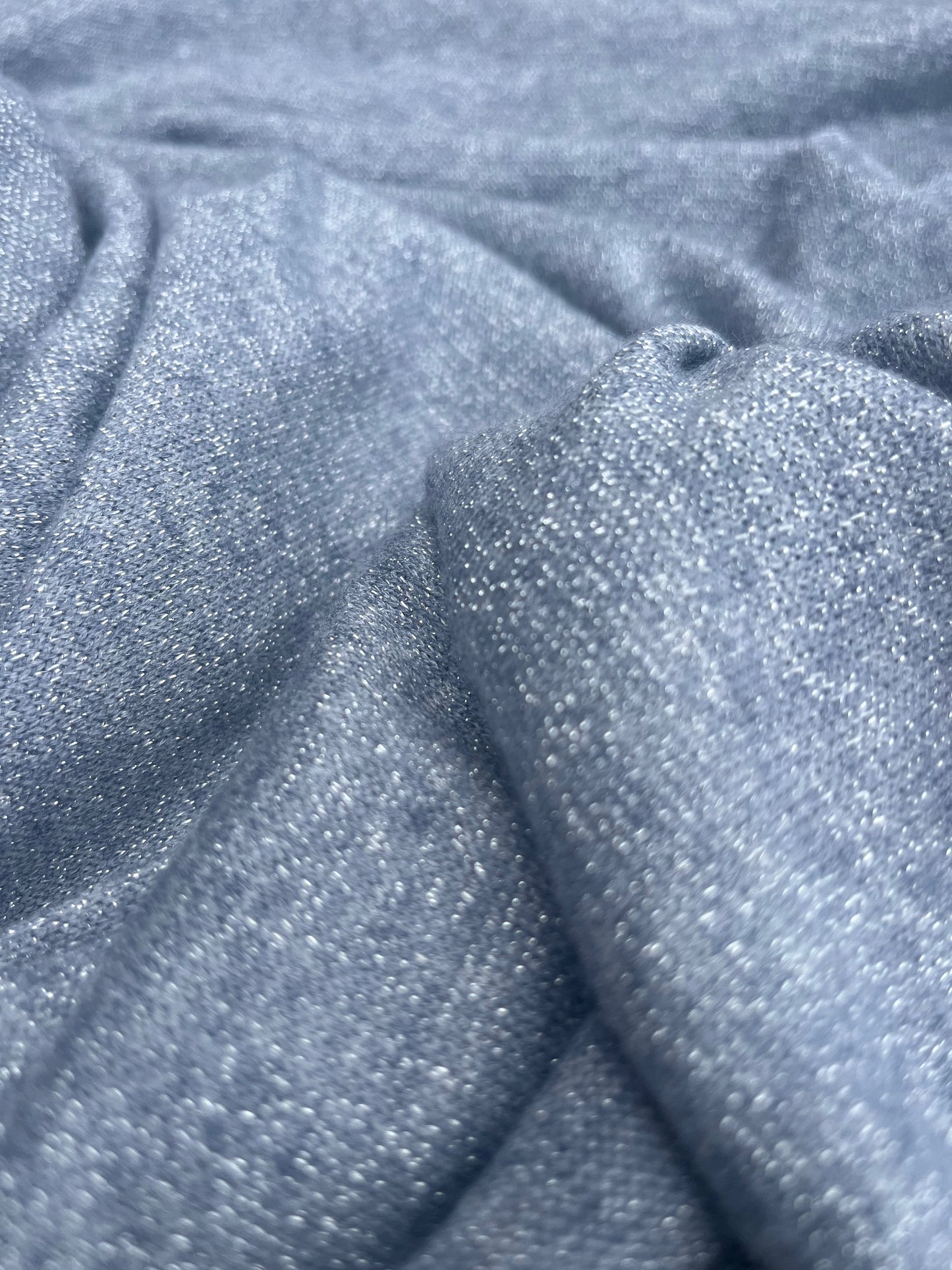 Blandine 017 soft jersey lurex silver grey