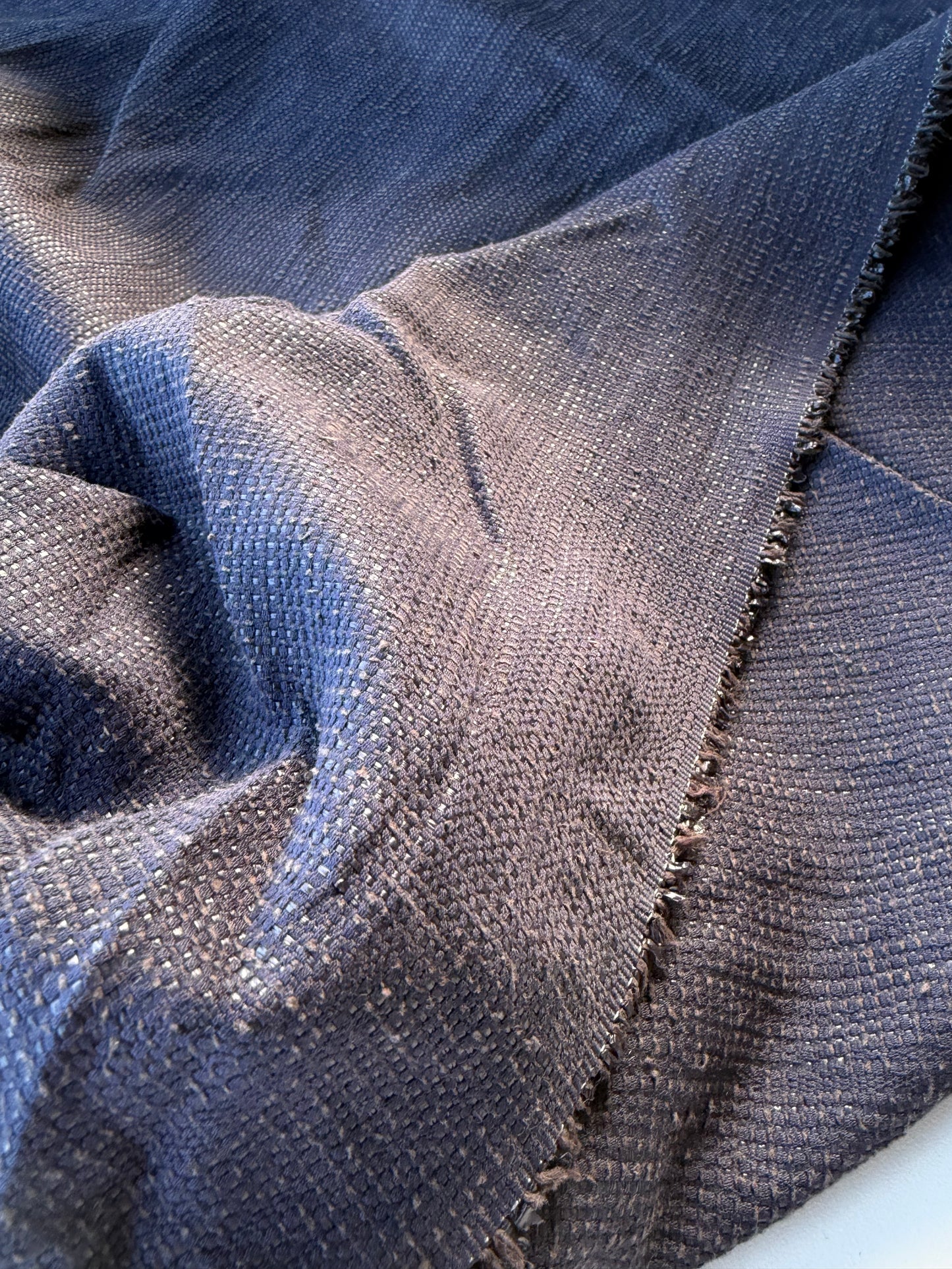 TOTO 051 linen/viscose panama navy
