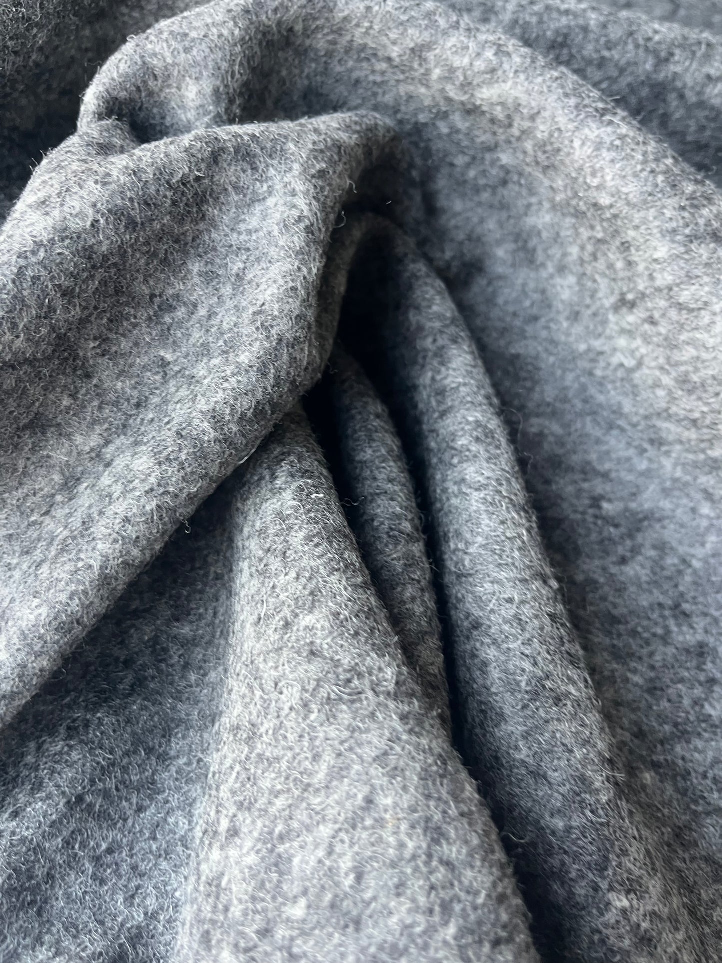 PABLO 002 boiled wool grey mélange