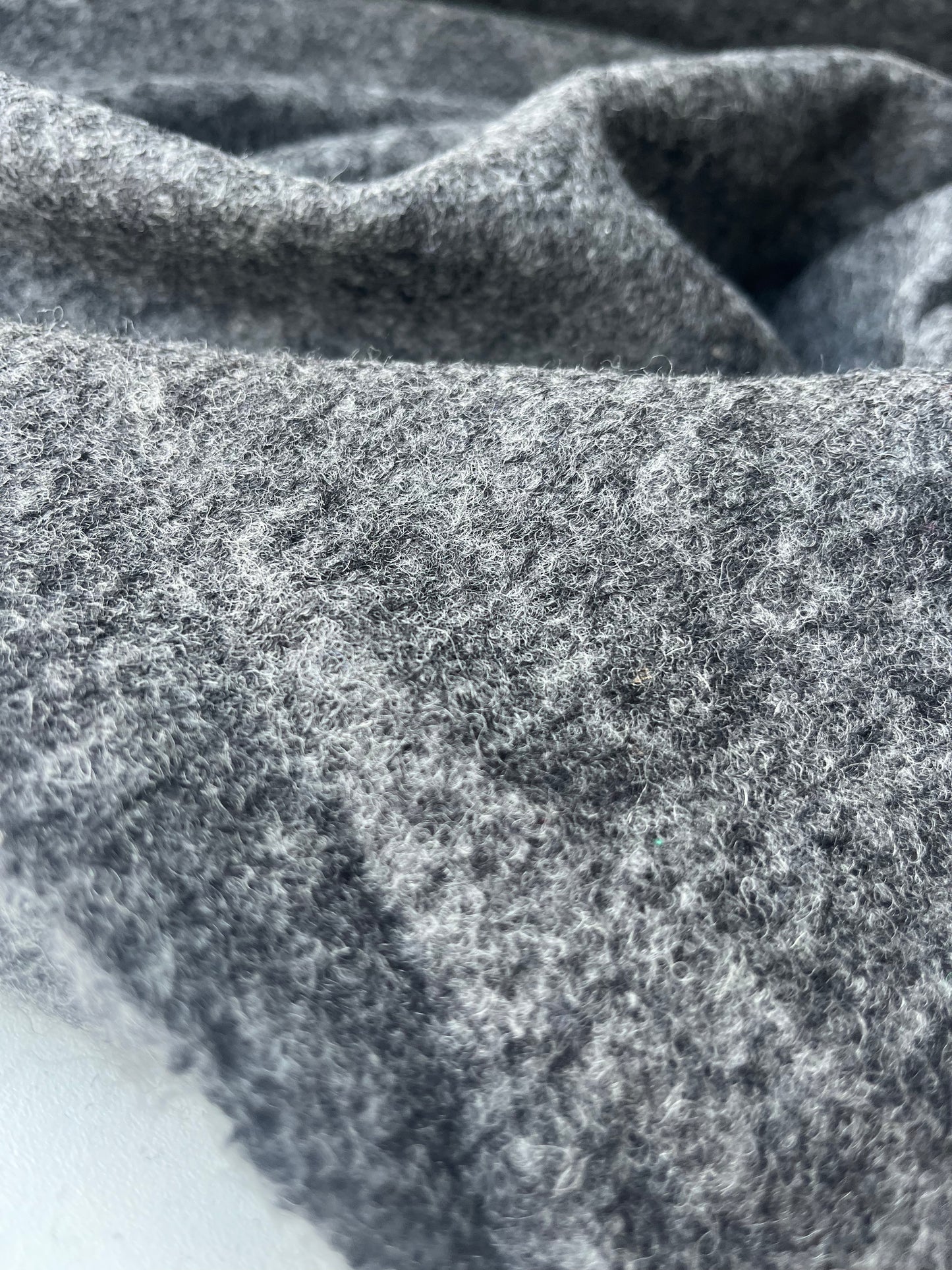 PABLO 002 boiled wool grey mélange