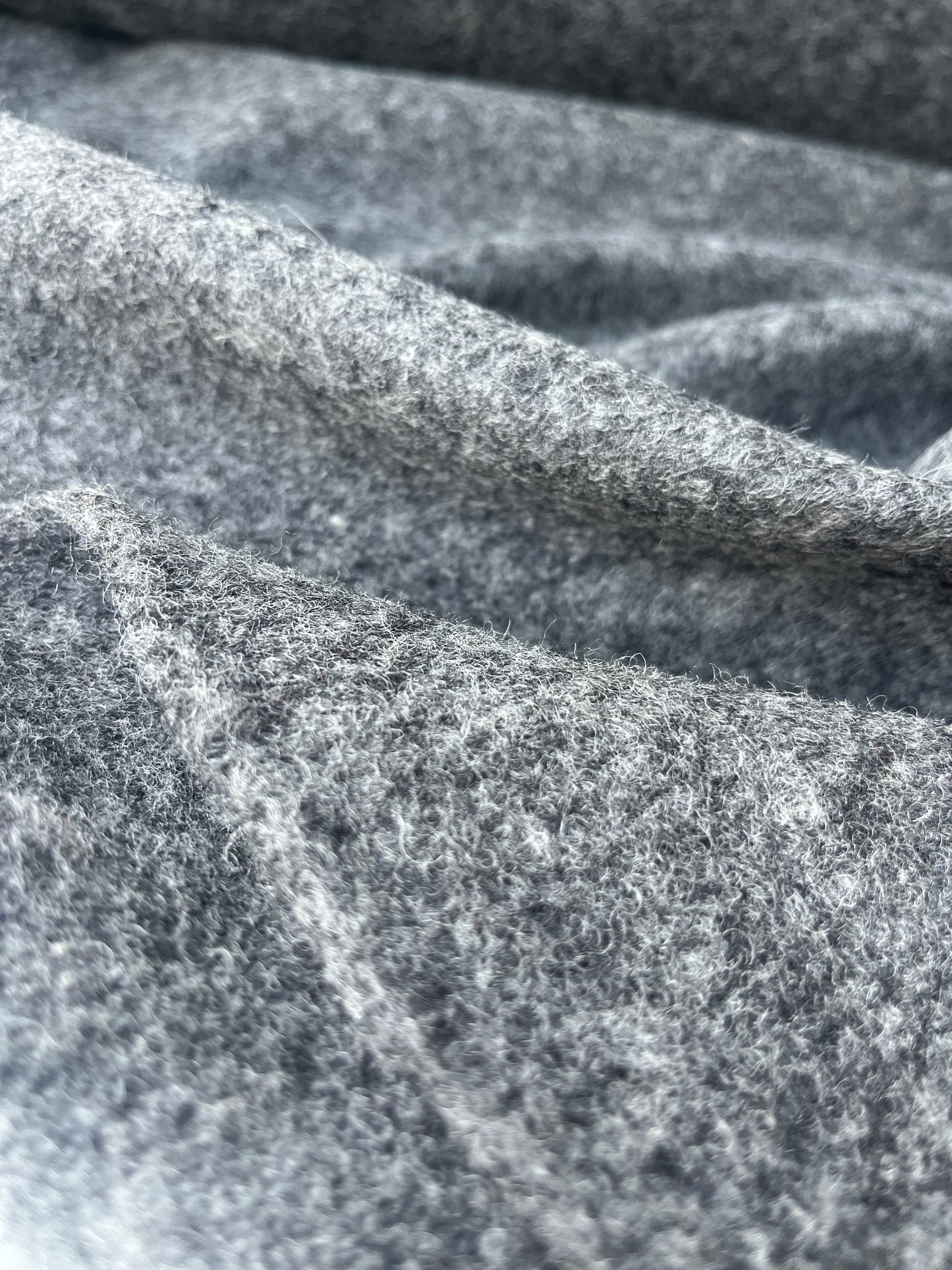 PABLO 002 boiled wool grey mélange