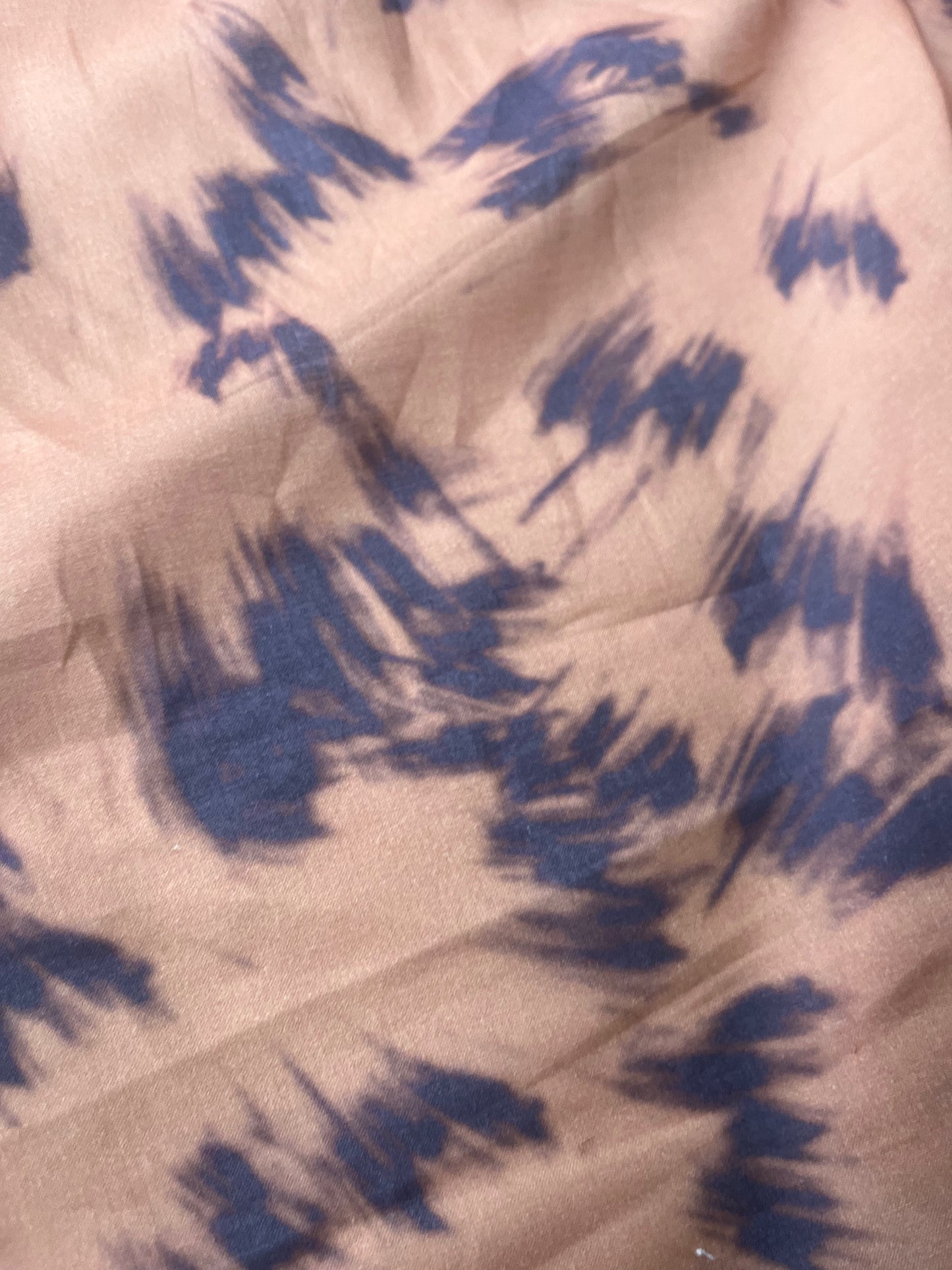 MAYA 009 cotton voile brush strokes
