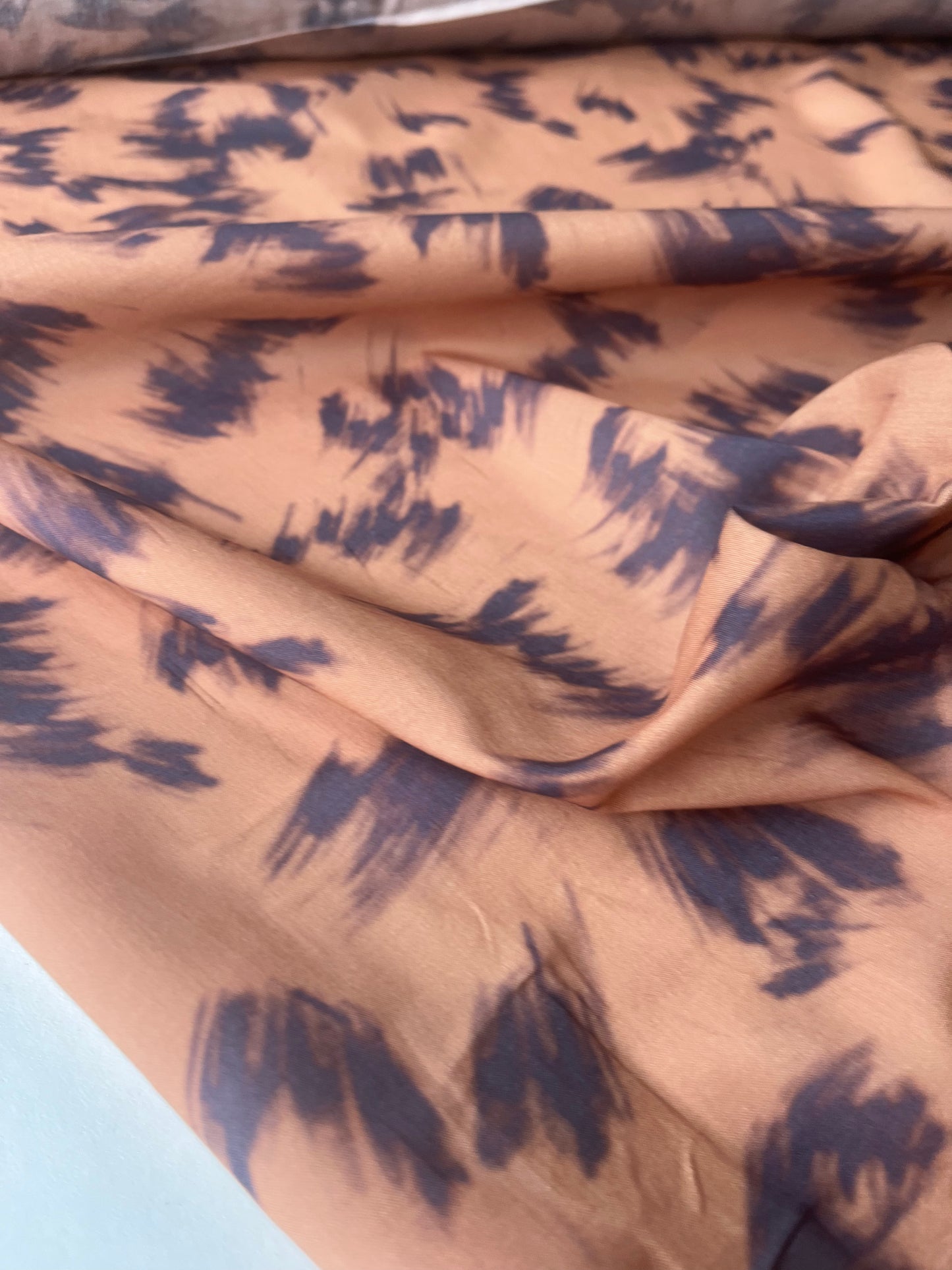 MAYA 009 cotton voile brush strokes