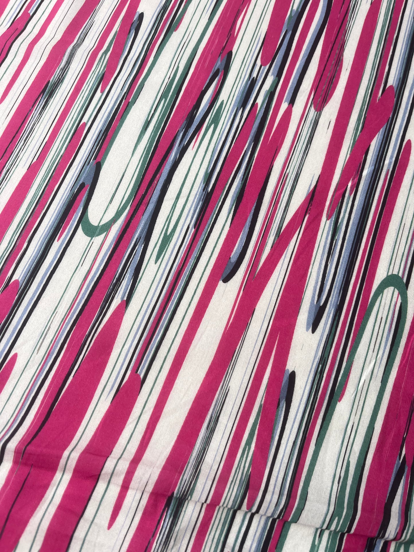 MAYA 019 cotton voile abstract paint