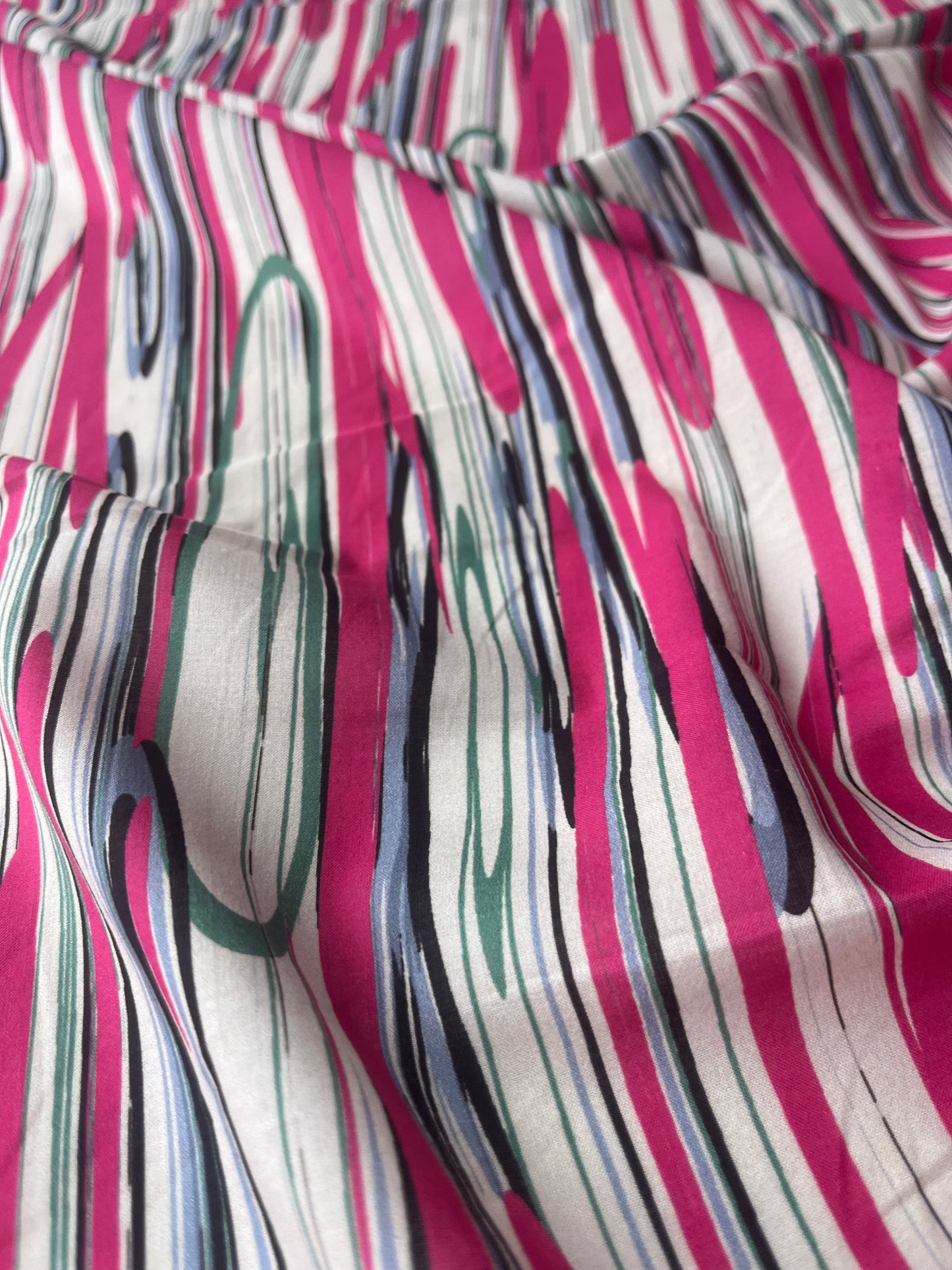 MAYA 019 cotton voile abstract paint