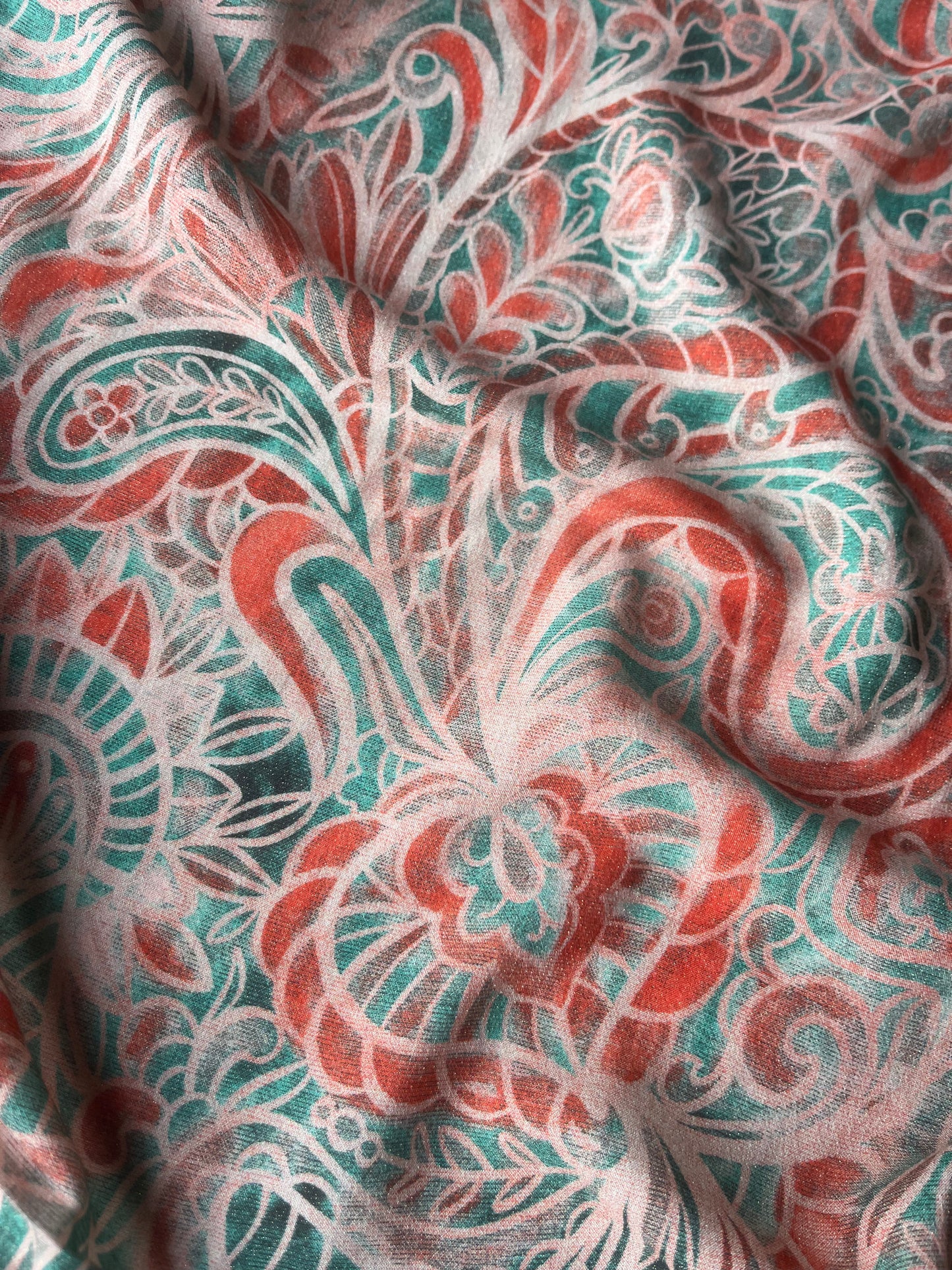 MAYA 021 viscose lurex paisley digital