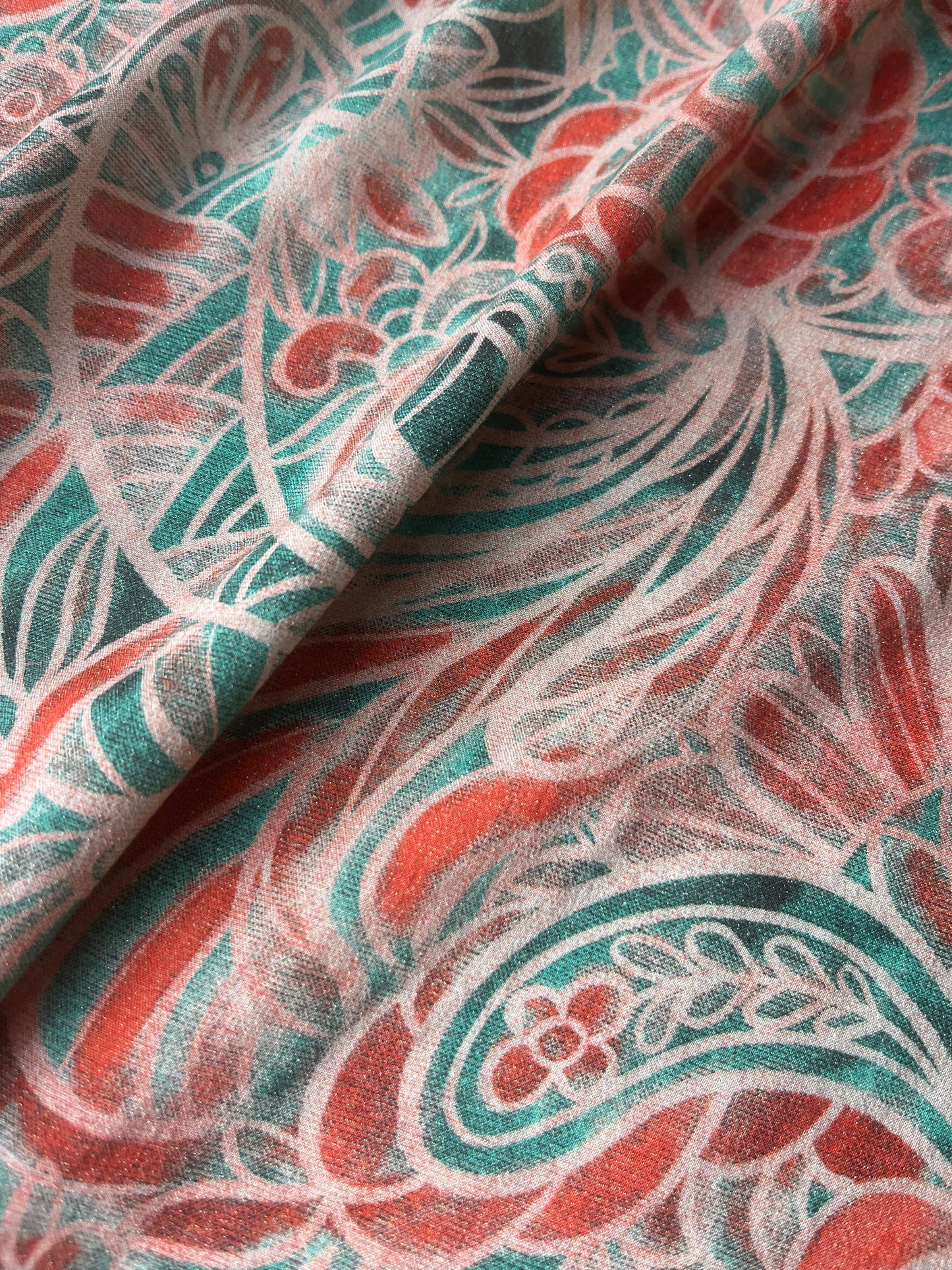 MAYA 021 viscose lurex paisley digital