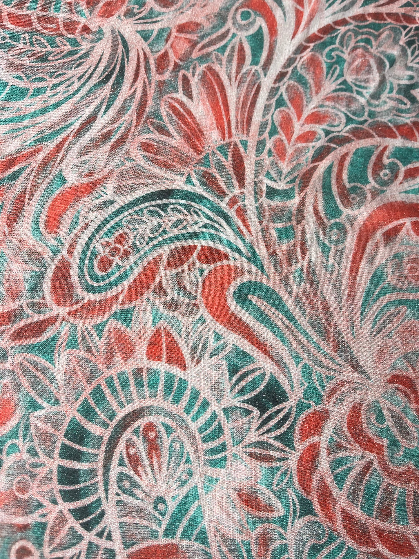 MAYA 021 viscose lurex paisley digital