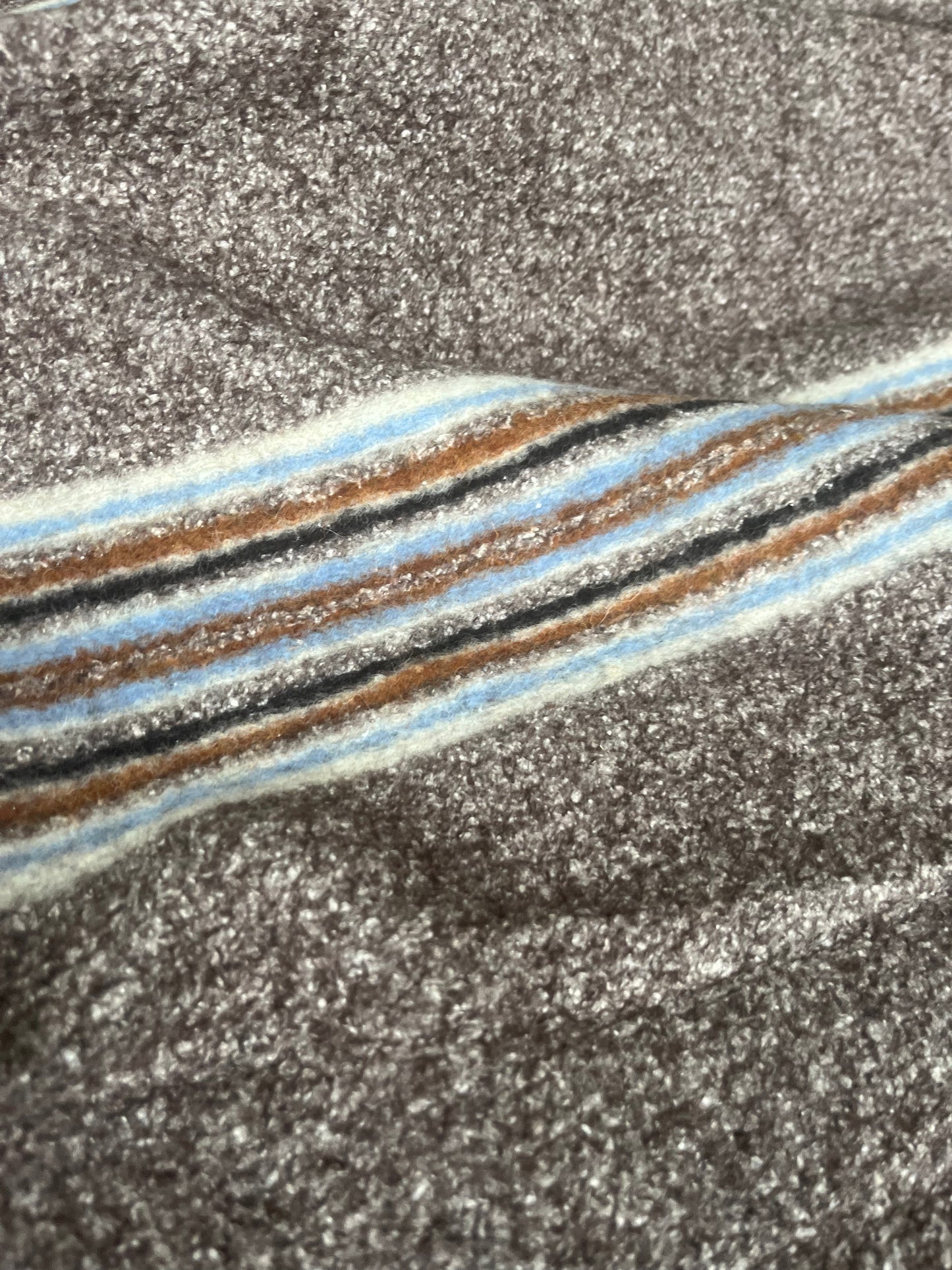WOOLY 600 boiled wool repeat stripes