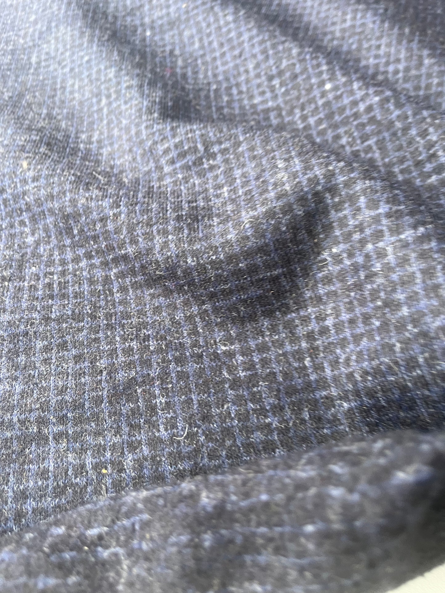 WOOLY 625 heavy Wool jersey small check