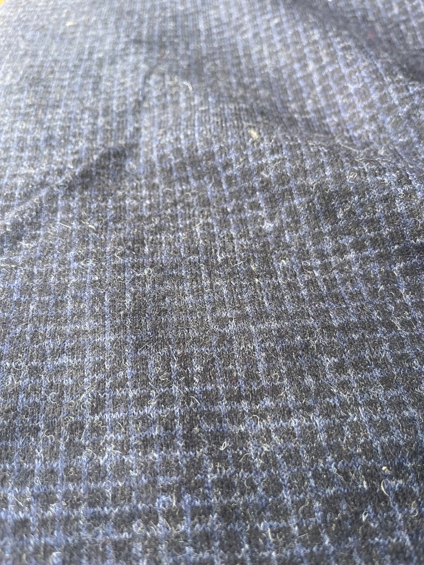 WOOLY 625 heavy Wool jersey small check