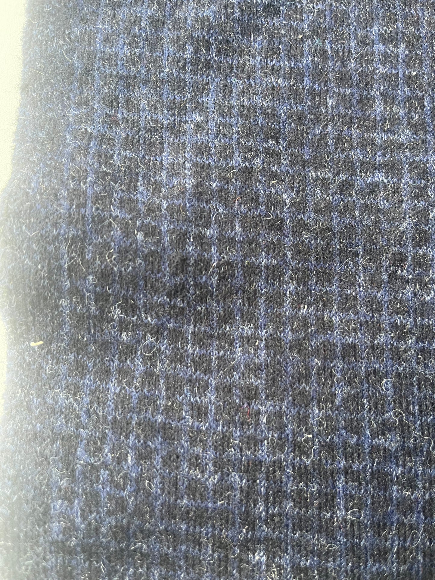 WOOLY 625 heavy Wool jersey small check