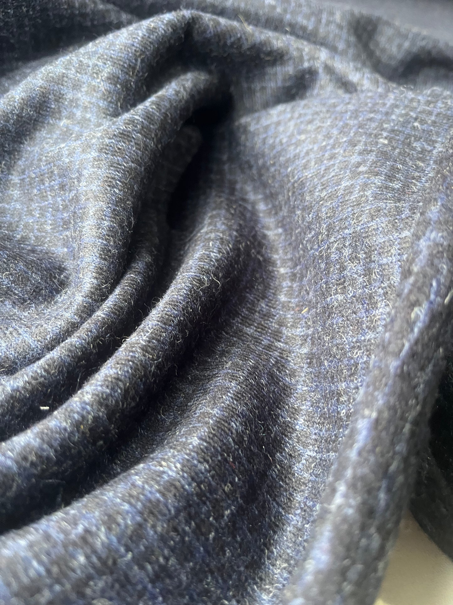 WOOLY 625 heavy Wool jersey small check