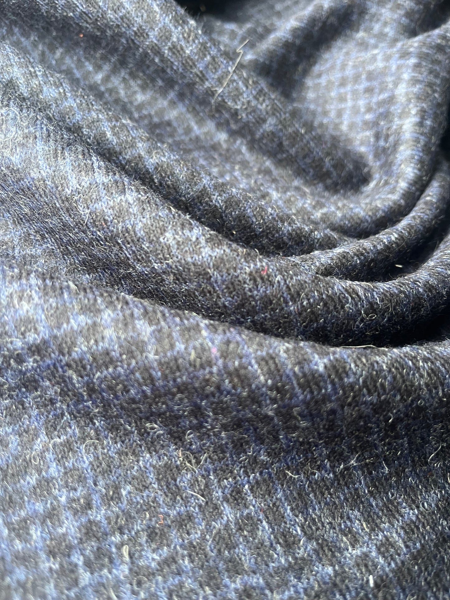 WOOLY 625 heavy Wool jersey small check