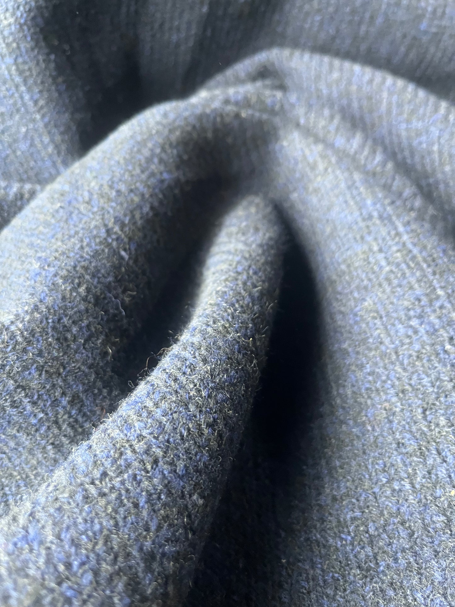 WOOLY 625 double face wool/scuba navy