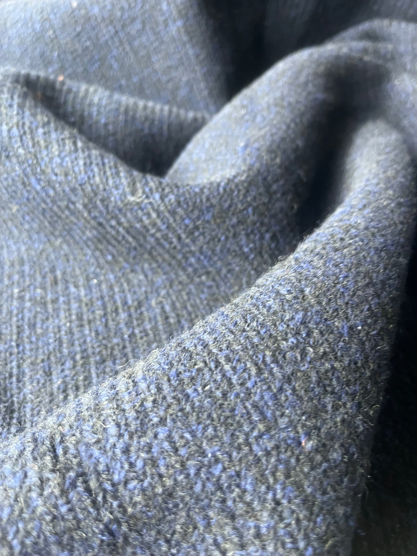 WOOLY 625 double face wool/scuba navy