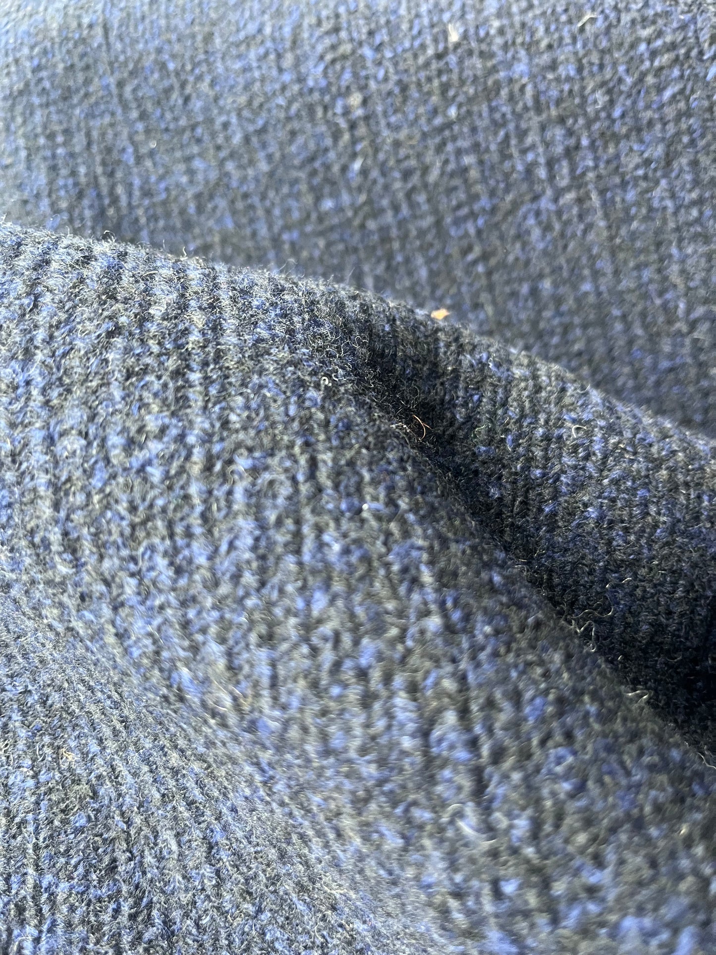 WOOLY 625 double face wool/scuba navy