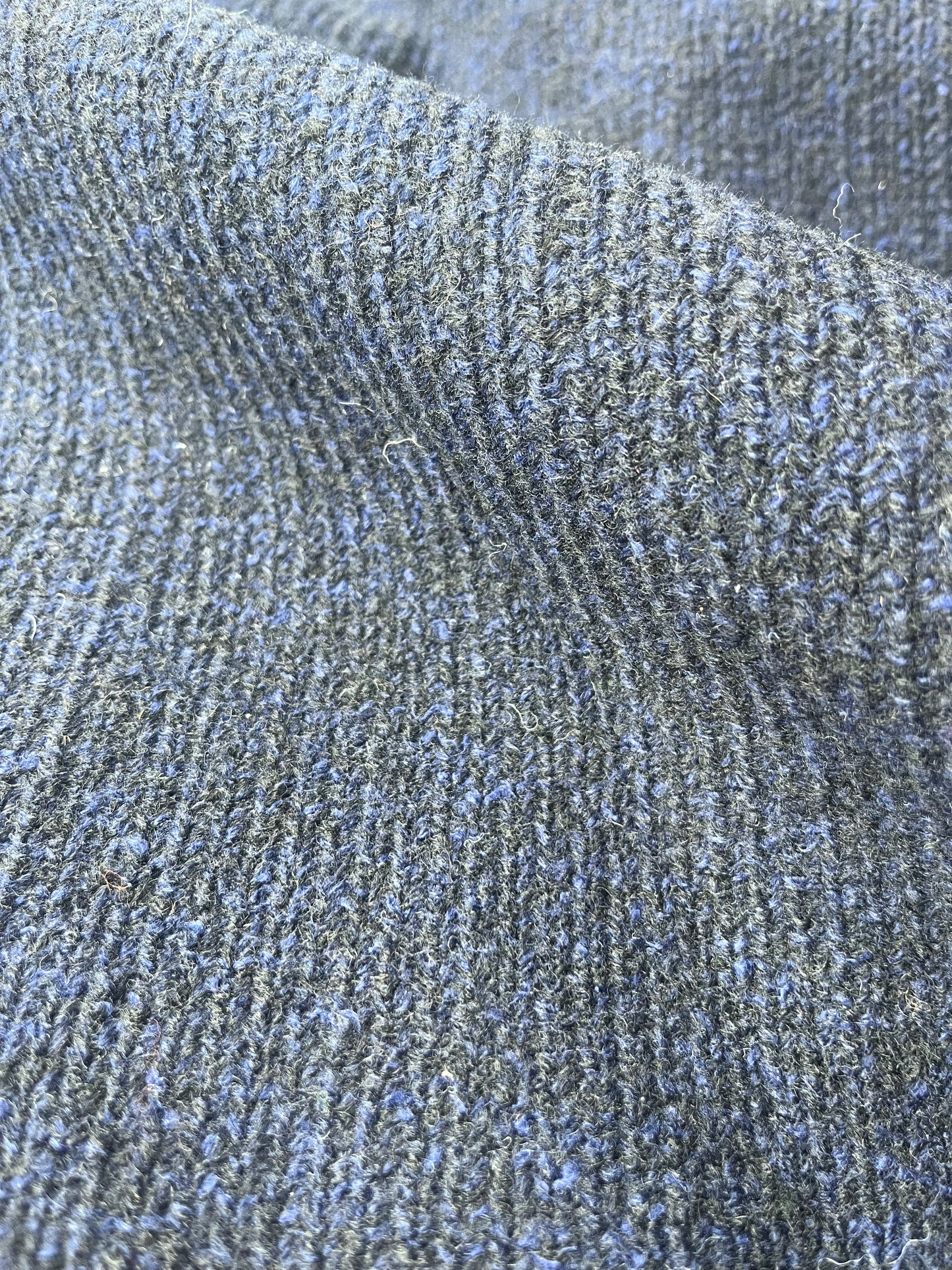 WOOLY 625 double face wool/scuba navy