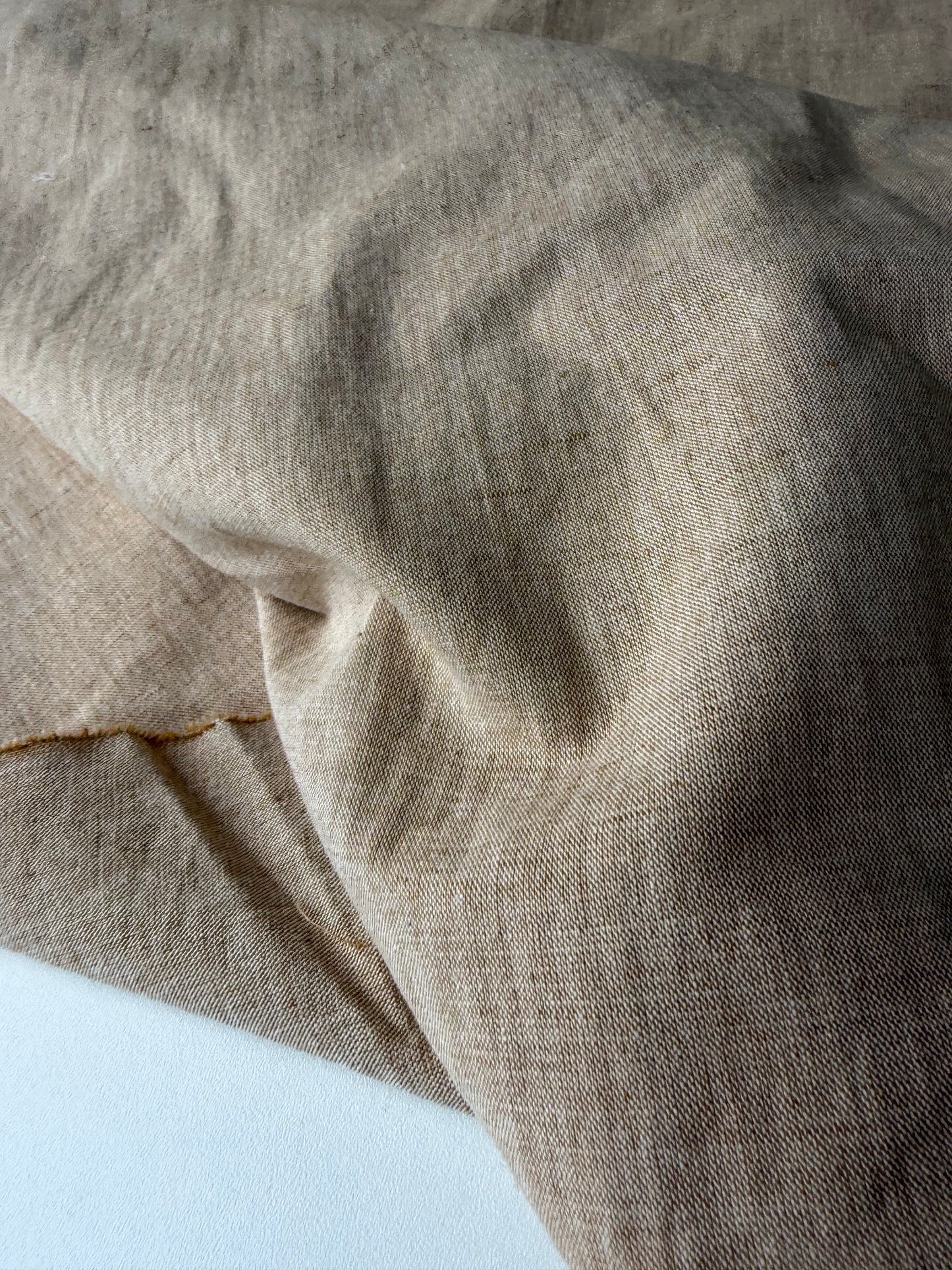 JEAN 013 linen/cotton chiné warm sand