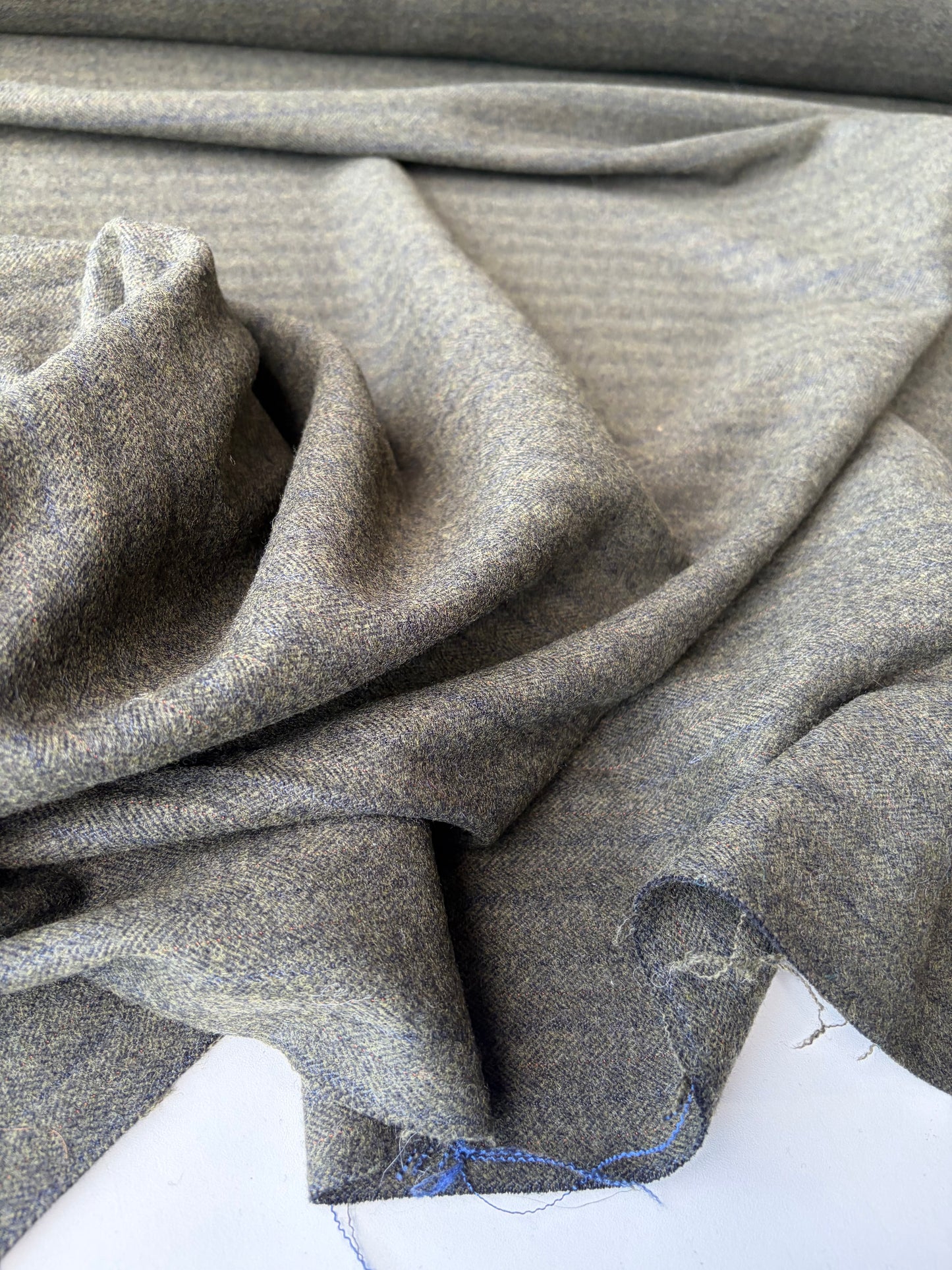GAIL 029 striped carded wool stretch