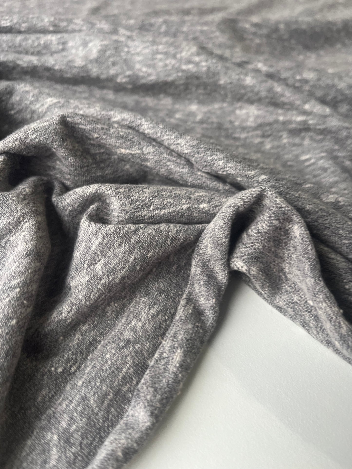 POLO 003 jersey slub mouliné grey