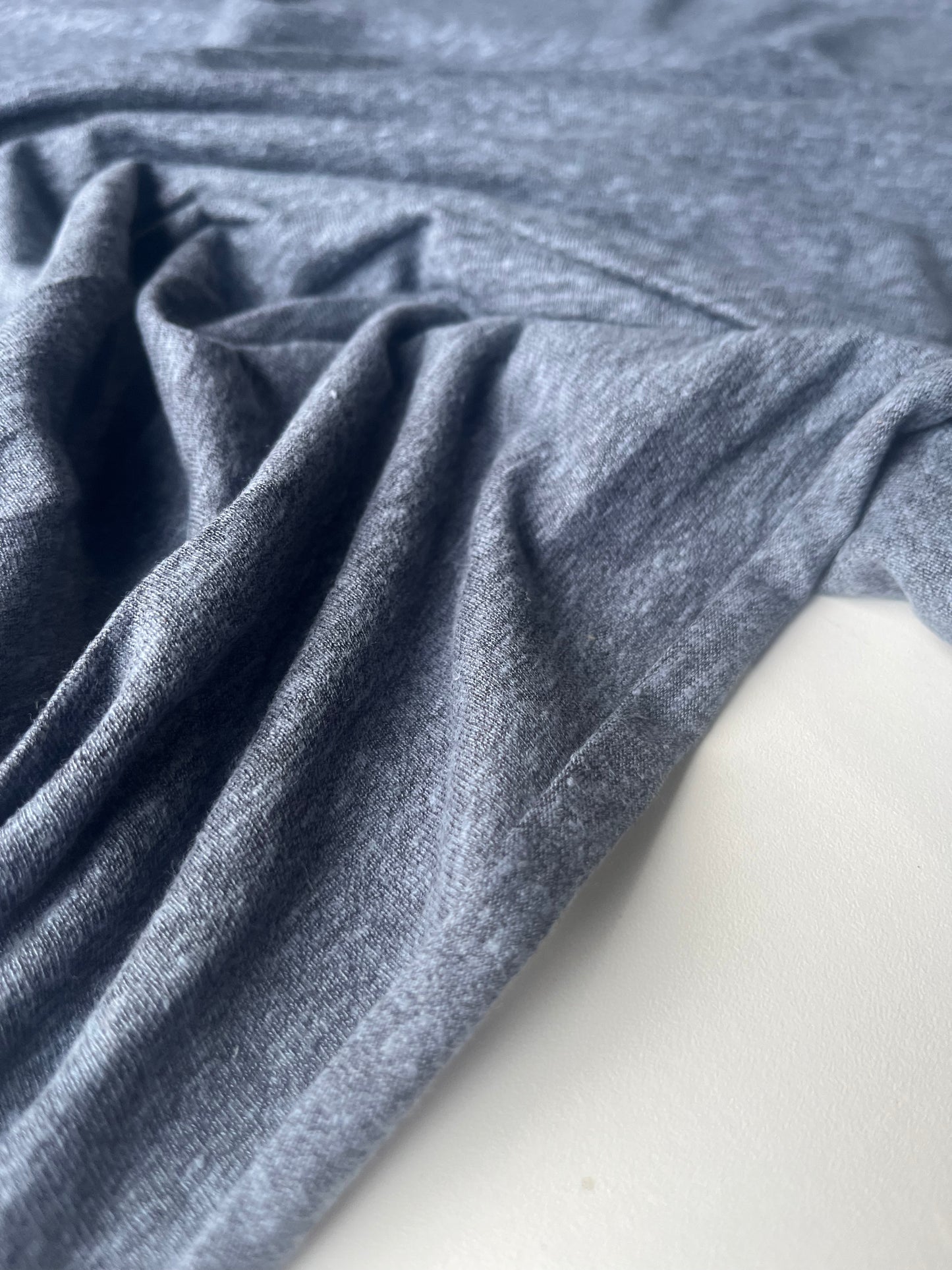 POLO 006 jersey slub mouliné washed indigo